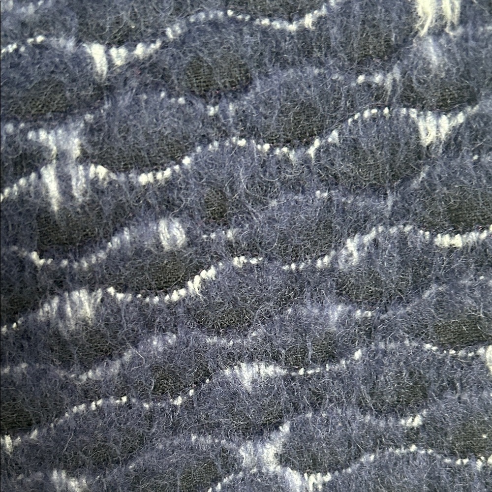 O'2nd Wool Navy Textured Mini Skirt - Picture 8 of 10